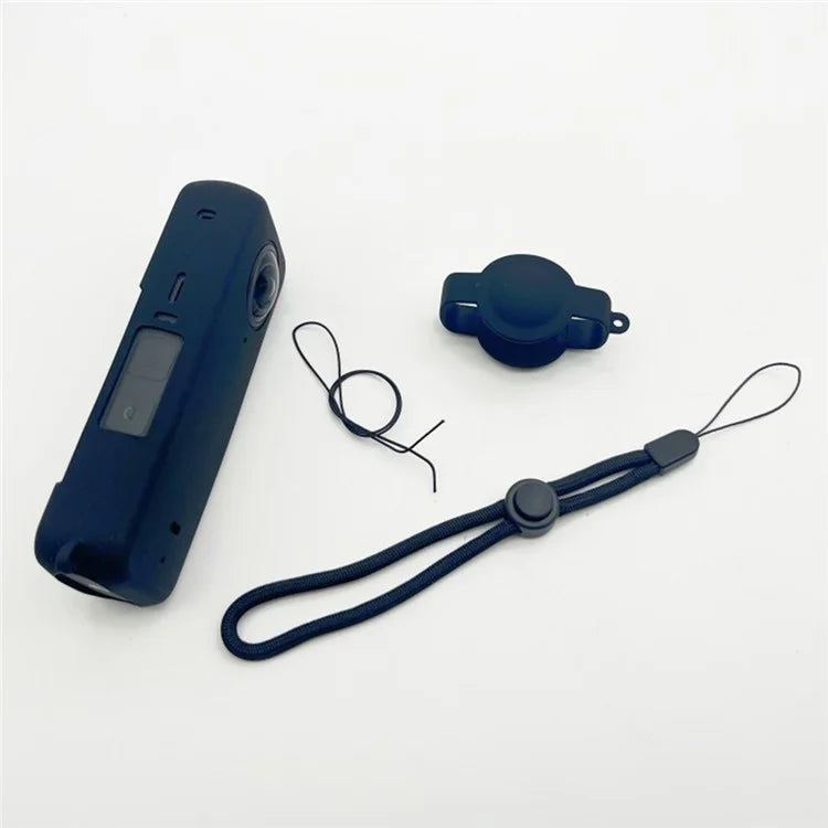 For Insta360 X3 Camera Body Silicone Cover Protective Case with Lens Guard