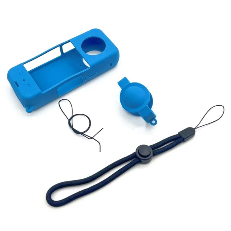 For Insta360 X3 Camera Body Silicone Cover Protective Case with Lens Guard