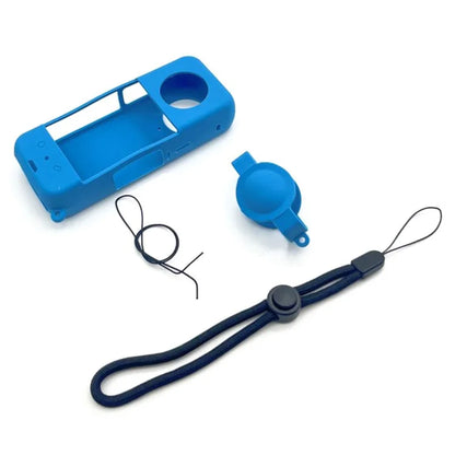 For Insta360 X3 Camera Body Silicone Cover Protective Case with Lens Guard