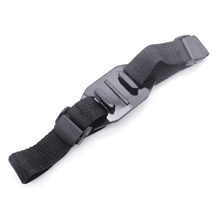 GP04 For GoPro / AEE Hollow Out Helmet Action Camera Mount Base Fixing Strap