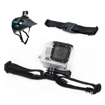GP04 For GoPro / AEE Hollow Out Helmet Action Camera Mount Base Fixing Strap
