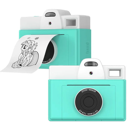 Q8 200 DPI Instant Print Children Digital Camera Mini Inkless Thermal Printer