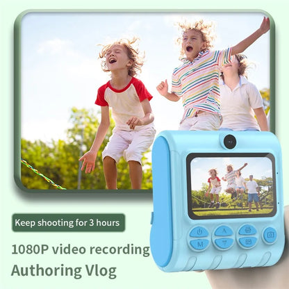 LK001 Kid's Toy Camera Thermal Inkless Photo Printer Mini Printing Device