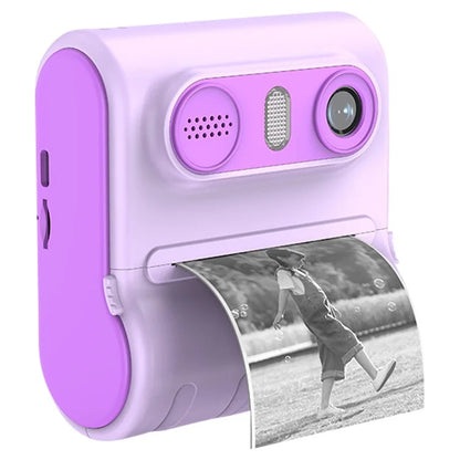 LK001 Kid's Toy Camera Thermal Inkless Photo Printer Mini Printing Device