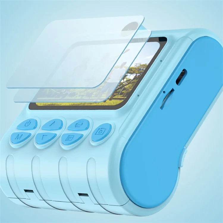 LK001 Kid's Toy Camera Thermal Inkless Photo Printer Mini Printing Device
