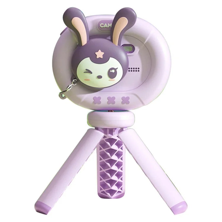 K62 2.4" Flip-Up HD Screen Children Camera Photo / Video Portable Mini Camera with 16G Memory Card, Tripod Stand, Lanyard