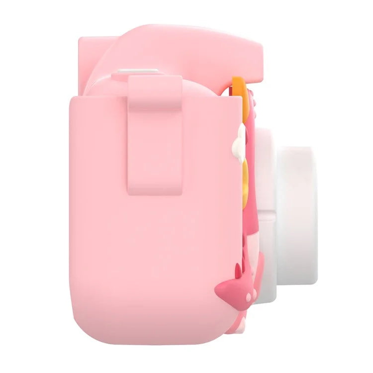 X12S Kid's Camera Toy Cartoon Dinosaur Children Photo Video Recorder with 32G TF Card+Card Reader (CE Certified) - Pink