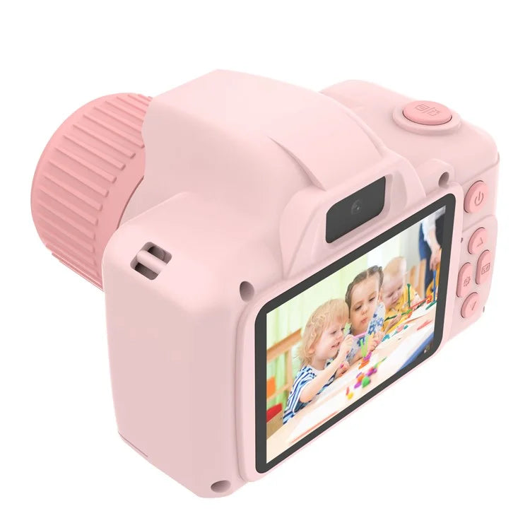 H10 2.4-inch IPS Screen Video Recorder Dual Lens Kids Camera, 32G Memory Card + Card Reader