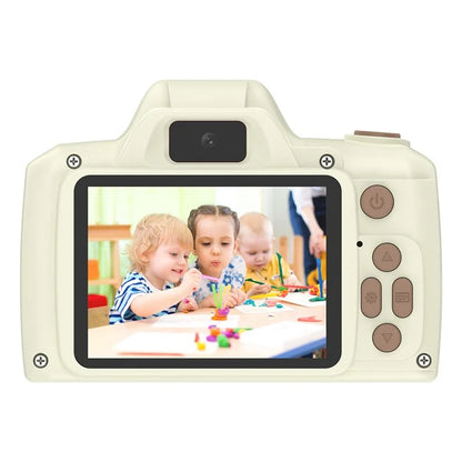 H10 2.4-inch IPS Screen Video Recorder Dual Lens Kids Camera, 32G Memory Card + Card Reader