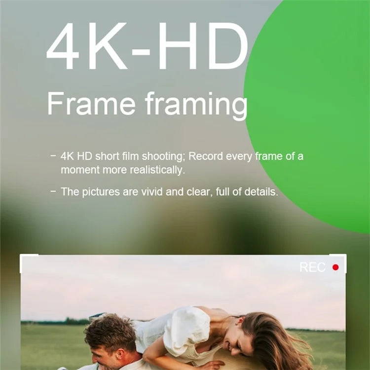 D51 Vintage Digital Camera 2.88-inch IPS Screen 18x Zoom Auto Focus Video Camera