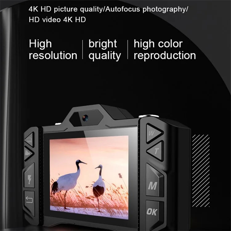 D51 Vintage Digital Camera 2.88-inch IPS Screen 18x Zoom Auto Focus Video Camera