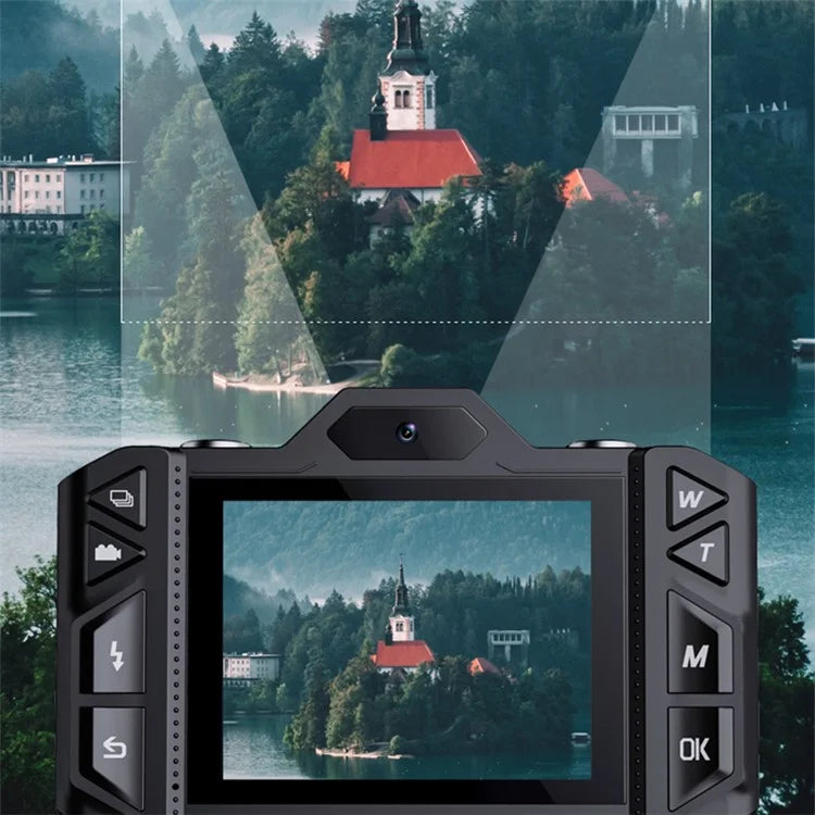 D51 Vintage Digital Camera 2.88-inch IPS Screen 18x Zoom Auto Focus Video Camera
