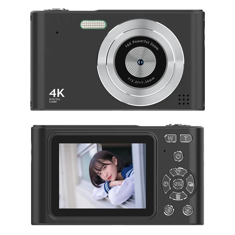 H15 2.4-inch IPS Screen Digital Camera Portable HD CCD Camera with 32G TF Card + Card Reader