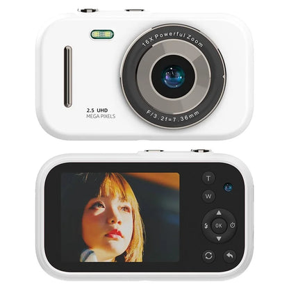 H17 2.8-inch IPS Screen Digital Camera HD Dual Lens CCD Camera with 32G TF Card + Card Reader