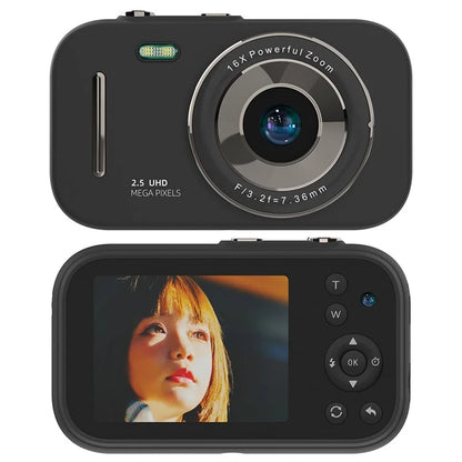H17 2.8-inch IPS Screen Student Entry-Level Digital Camera HD Dual Lens CCD Camera