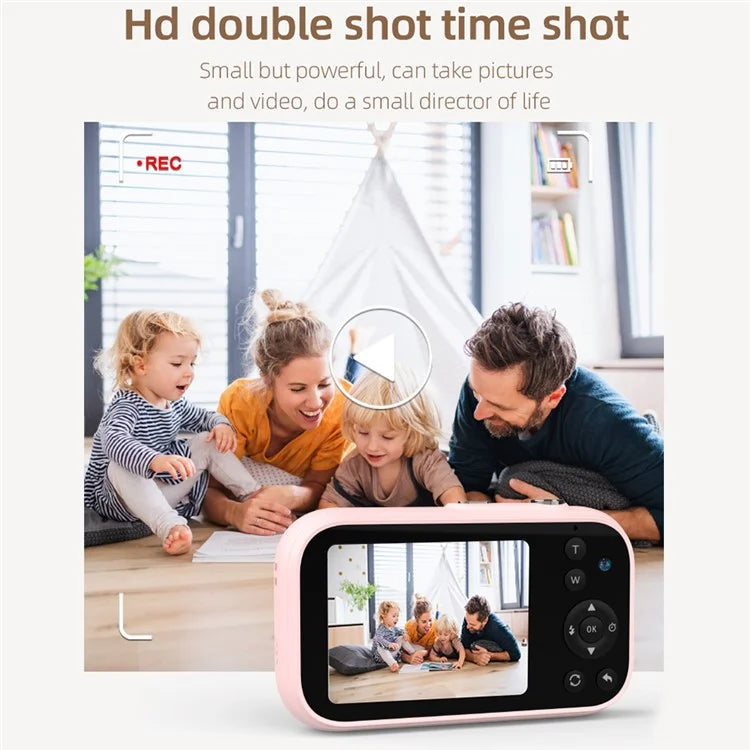 H17 2.8-inch IPS Screen Student Entry-Level Digital Camera HD Dual Lens CCD Camera