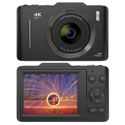 H16 2.8-inch IPS Screen Student Digital Camera 16x Zoom Anti-Shake Autofocus CCD Camera