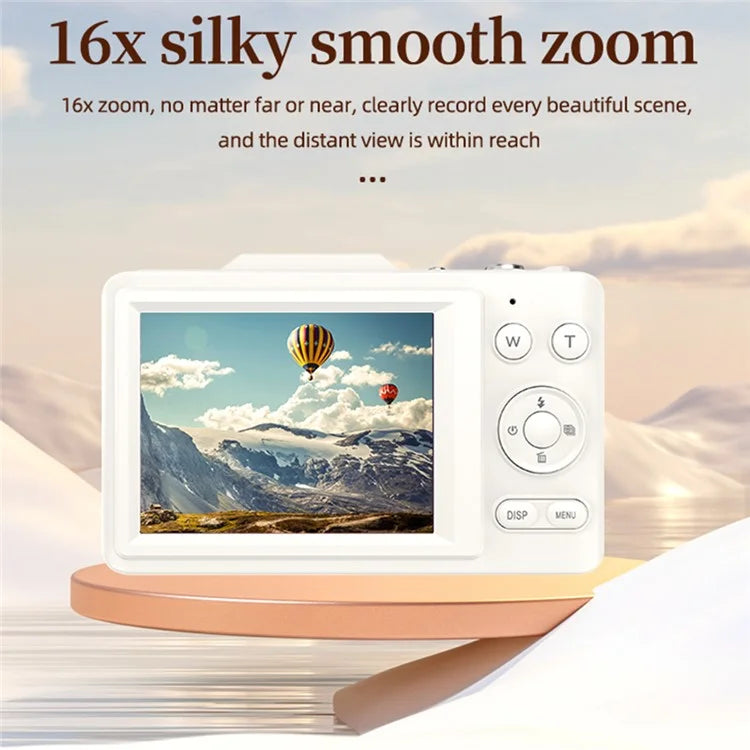H16 2.8-inch IPS Screen Student Digital Camera 16x Zoom Anti-Shake Autofocus CCD Camera