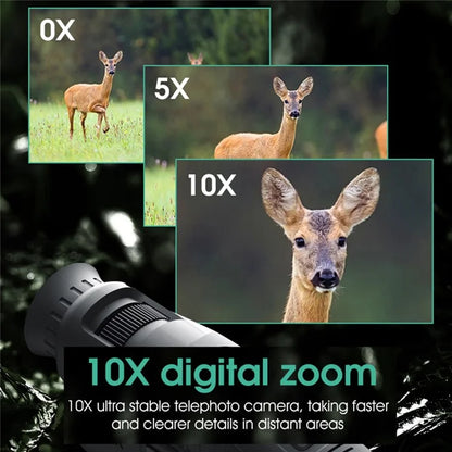 R11 Day Night Dual-Use All-Black Visible Photo Video Recording Portable HD Night Vision Monocular