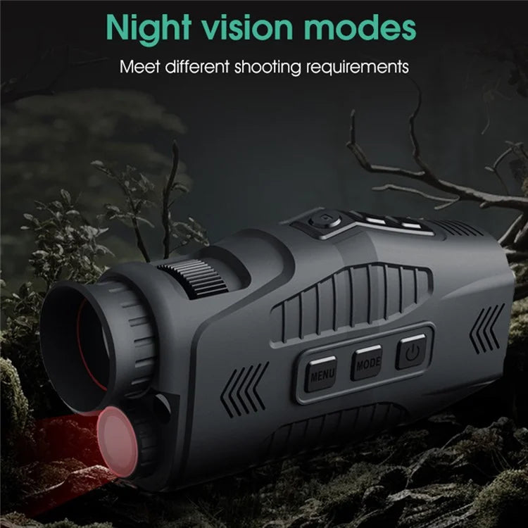 R11 Day Night Dual-Use All-Black Visible Photo Video Recording Portable HD Night Vision Monocular