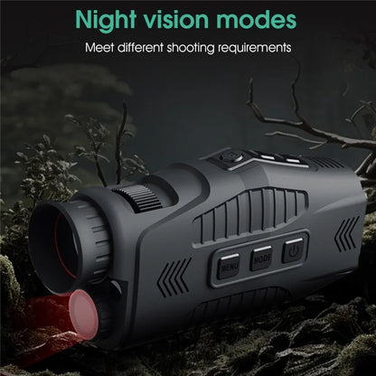 R11 Day Night Dual-Use All-Black Visible Photo Video Recording Portable HD Night Vision Monocular