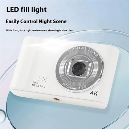 D04 Portable Mini 2.3-inch Screen Digital Camera Student Entry-Level 4K HD Camera (No Memory Card)