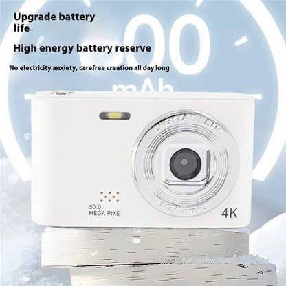 D04 Portable Mini 2.3-inch Screen Digital Camera Student Entry-Level 4K HD Camera (No Memory Card)