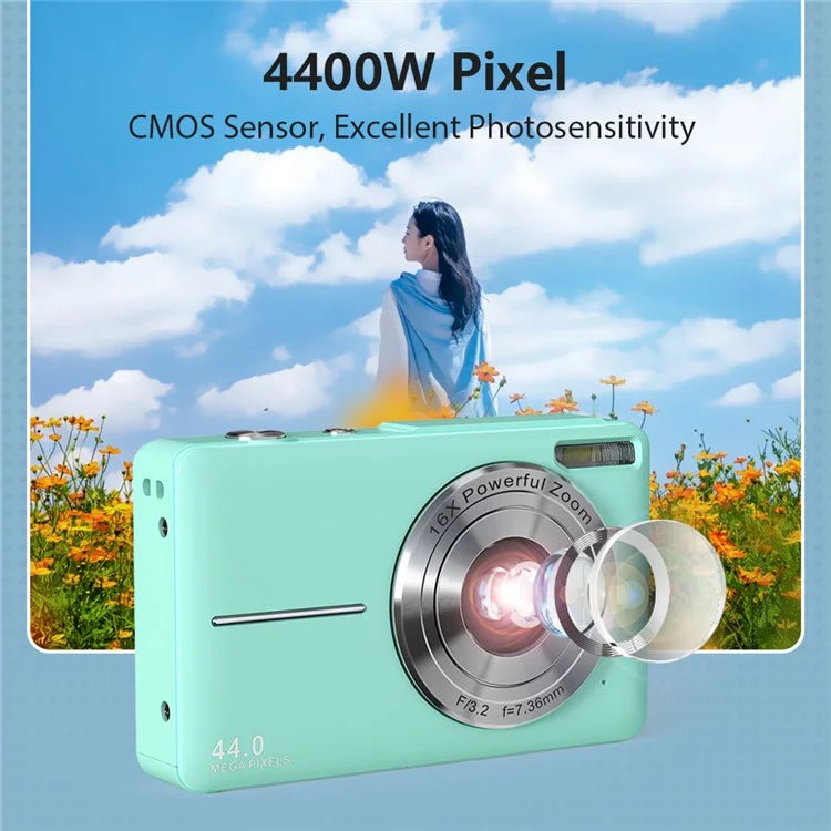 DC403 44MP 1080P HD Digital Camera Kids Professional Photography Camera