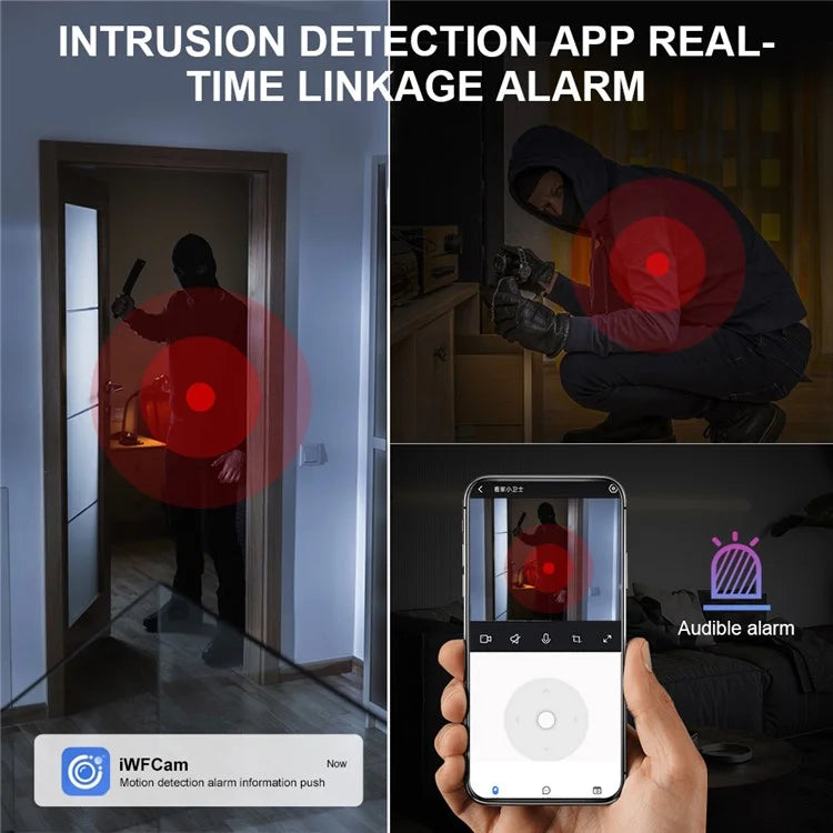 A3 Motion Detection Night Vision WiFi Camera with 360° Rotating Bracket