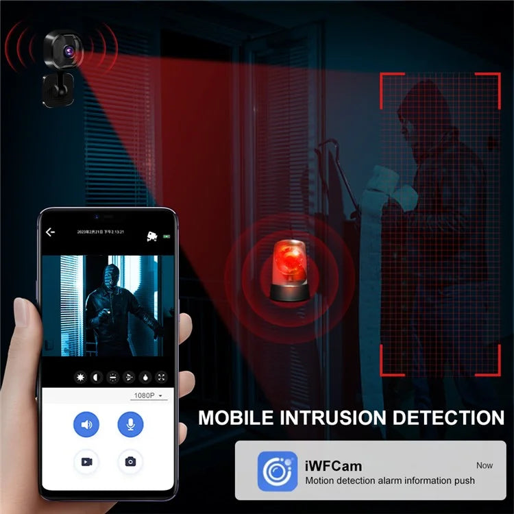 A3 Motion Detection Night Vision WiFi Camera with 360° Rotating Bracket