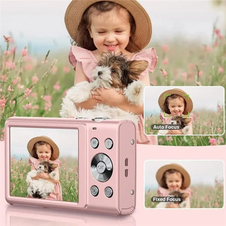DC402-AF 4K Kids 48MP Digital Camera Auto Focus 16X Digital Zoom Vlogging Camera for Teens
