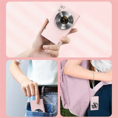 DC402-AF 4K Kids 48MP Digital Camera Auto Focus 16X Digital Zoom Vlogging Camera for Teens