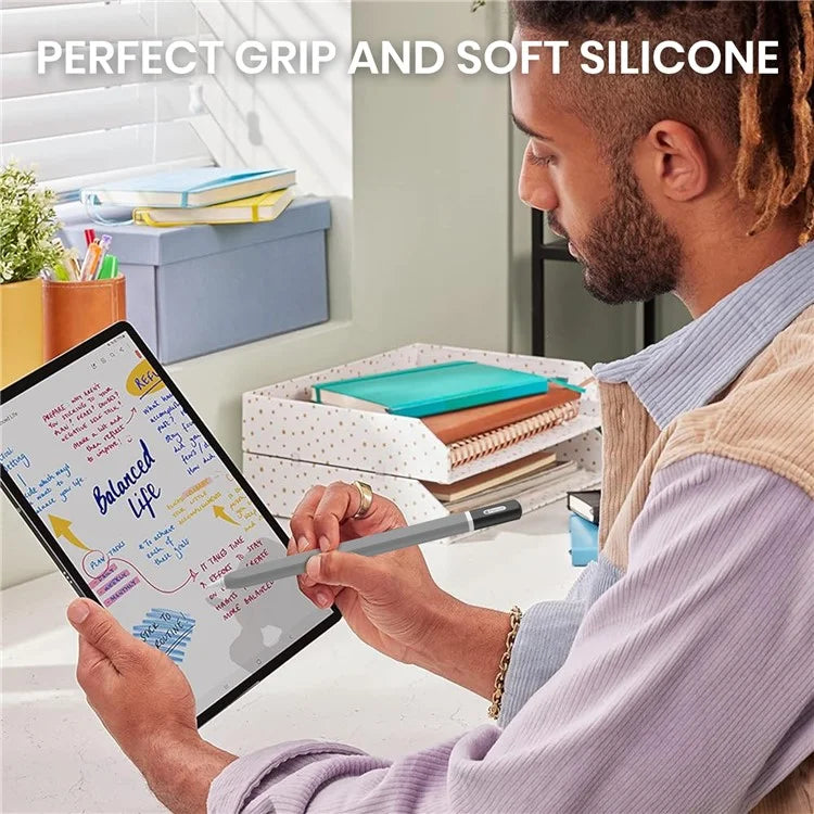 AHASTYLE PT-JY16 For Apple Pencil (2nd Generation) Silicone Sleeve Stylus Pen Non-Slip Cover