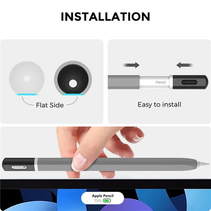 AHASTYLE PT-JY16 For Apple Pencil (2nd Generation) Silicone Sleeve Stylus Pen Non-Slip Cover