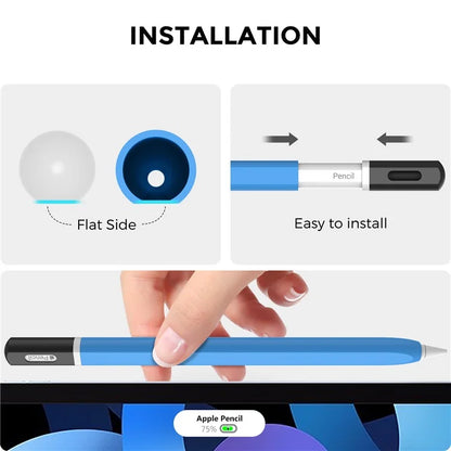 AHASTYLE PT-JY16 For Apple Pencil (2nd Generation) Silicone Sleeve Stylus Pen Non-Slip Cover