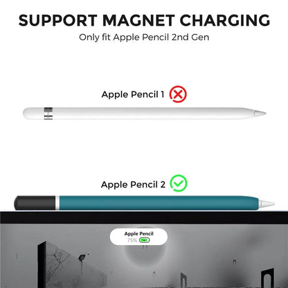AHASTYLE PT-JY16 For Apple Pencil (2nd Generation) Silicone Sleeve Stylus Pen Non-Slip Cover