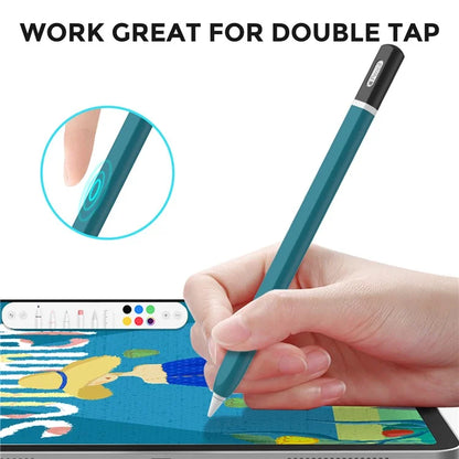 AHASTYLE PT-JY16 For Apple Pencil (2nd Generation) Silicone Sleeve Stylus Pen Non-Slip Cover