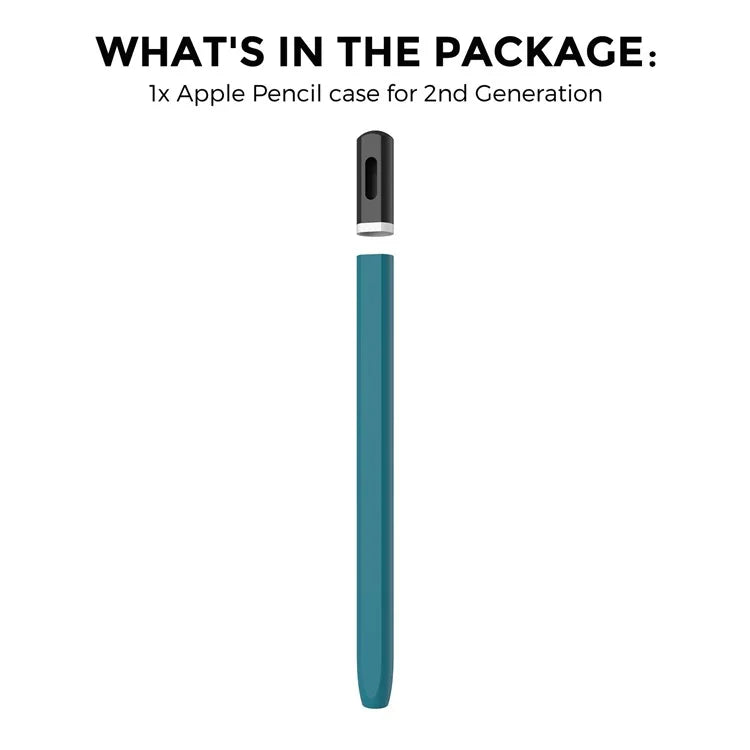AHASTYLE PT-JY16 For Apple Pencil (2nd Generation) Silicone Sleeve Stylus Pen Non-Slip Cover