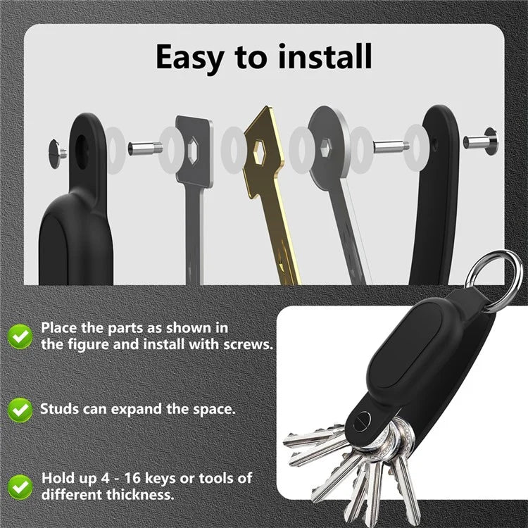 For Samsung Galaxy SmartTag2 Silicone Protective Case Bluetooth Tracker Cover Keys Holder