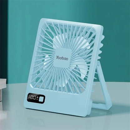 YOOBAO Q3C 2000mAh Desktop Cooling Fan 5-Speed Adjustable Air Fan