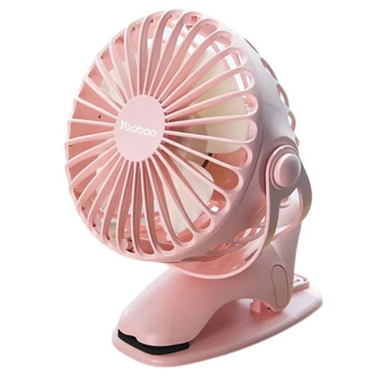 YOOBAO Y-F04 6400mAh Desktop Clip-On Fan 720-Degree Rotatable Cooling Fan