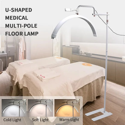 HD-M28X Adjustable Brightness 28-Inch Floor Lamp Half Moon Light for Eyelash Extensions