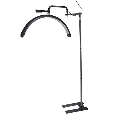 HD-M28X Adjustable Brightness 28-Inch Floor Lamp Half Moon Light for Eyelash Extensions