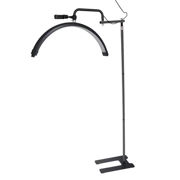 HD-M28X Adjustable Brightness 28-Inch Floor Lamp Half Moon Light for Eyelash Extensions