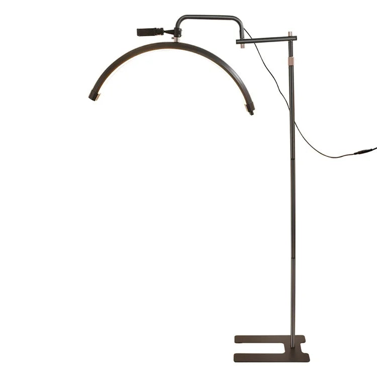 HD-M28X Adjustable Brightness 28-Inch Floor Lamp Half Moon Light for Eyelash Extensions