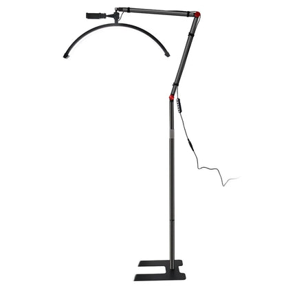 HD-M700X 24-Inch Floor Lamp Half Moon Light for Eyelash Extensions, Nail Tech