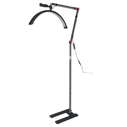 HD-M700X 24-Inch Floor Lamp Half Moon Light for Eyelash Extensions, Nail Tech