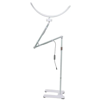 HD-M700X 24-Inch Floor Lamp Half Moon Light for Eyelash Extensions, Nail Tech