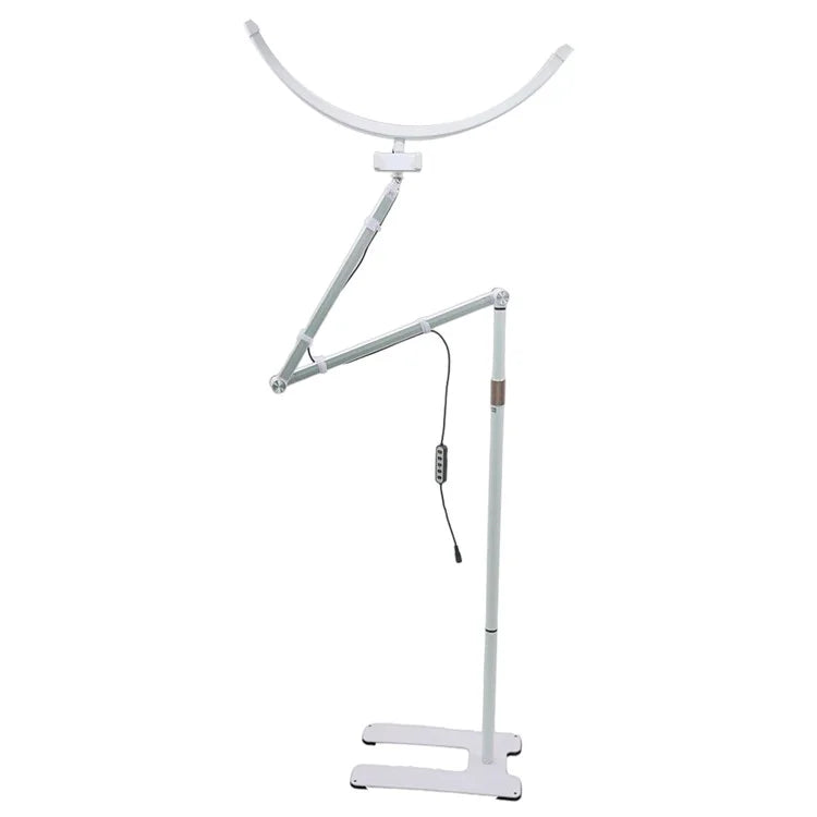 HD-M700X 24-Inch Floor Lamp Half Moon Light for Eyelash Extensions, Nail Tech