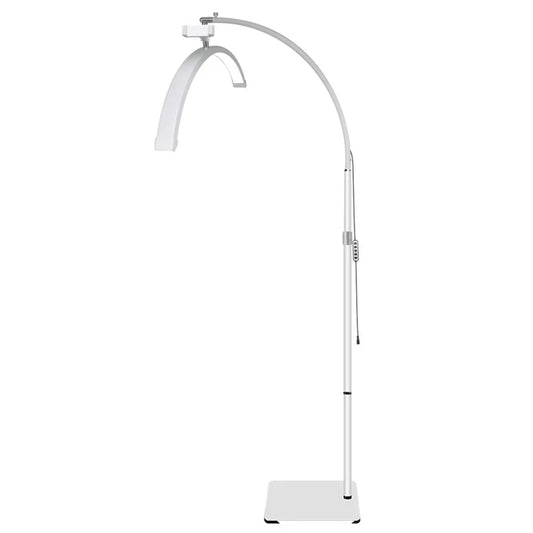 M60X 23-Inch Lash Light Half Moon Floor Lamp for Nail Tech, Beauty, Tattoo Artists